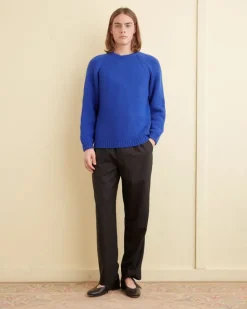 Knitwear<BODE Cashmere Crewneck Lapis