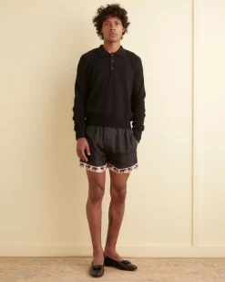 Knitwear<BODE Cashmere Polo Black