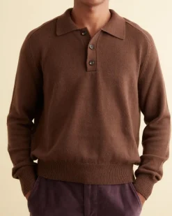Knitwear<BODE Cashmere Polo - Brown
