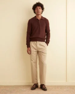 Knitwear<BODE Cashmere Polo - Cinnabar