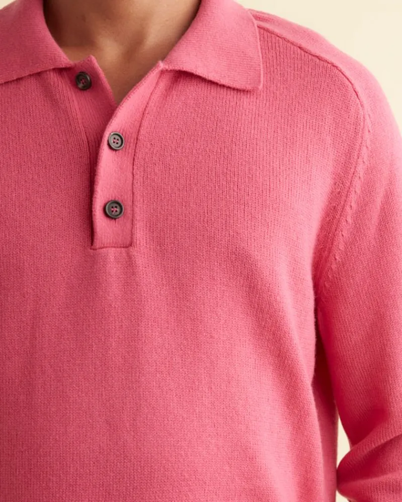Knitwear<BODE Cashmere Polo - Pink