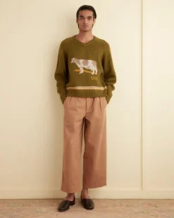 Knitwear<BODE Cattle Sweater Green