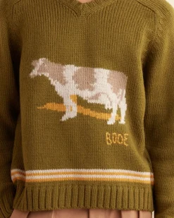 Knitwear<BODE Cattle Sweater Green