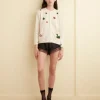 Knitwear<BODE Chatham Beaded Cardigan Cream