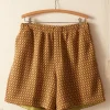 Shorts<BODE Checker Jacquard Rugby Short - Green And Maroon