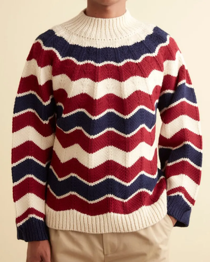 Knitwear<BODE Chevron Pullover Multi
