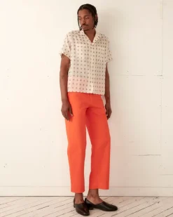 Shirts<BODE Chrystie Weave Short Sleeve Shirt