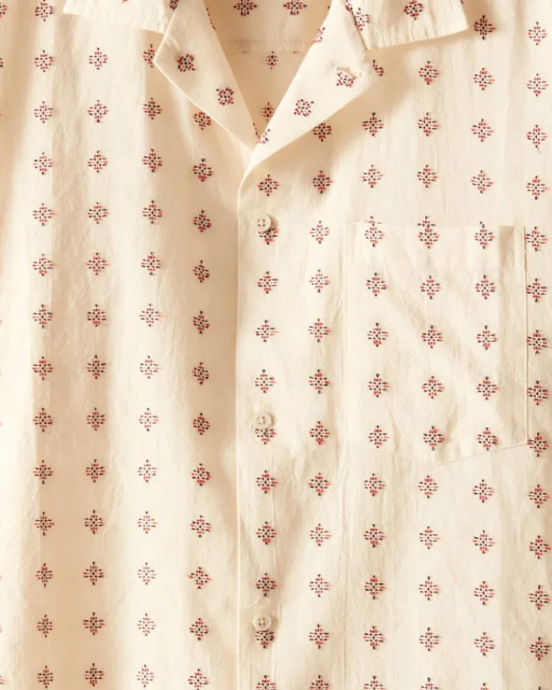 Shirts<BODE Chrystie Weave Short Sleeve Shirt
