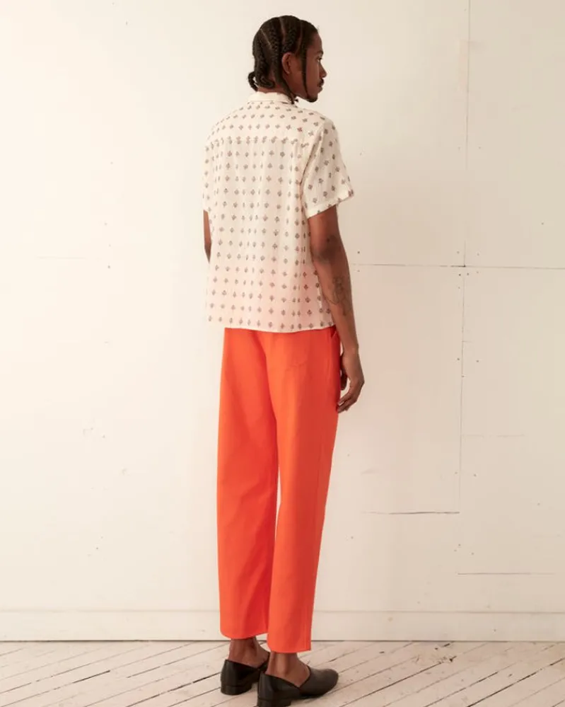 Shirts<BODE Chrystie Weave Short Sleeve Shirt