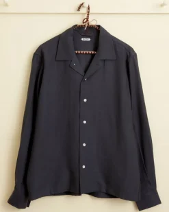 Shirts<BODE Cinema Room Long Sleeve Shirt Black