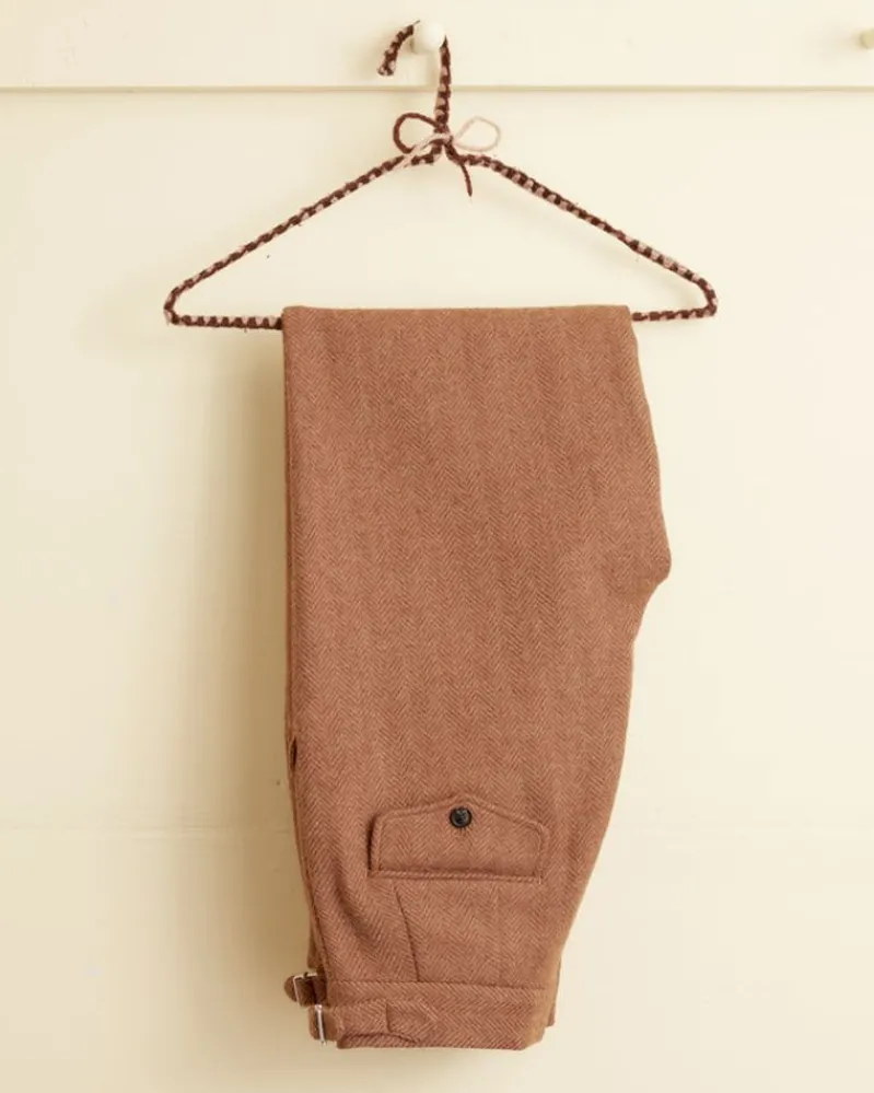 Trousers & Pants<BODE Cinnamon Chevron Trousers - 28 Brown