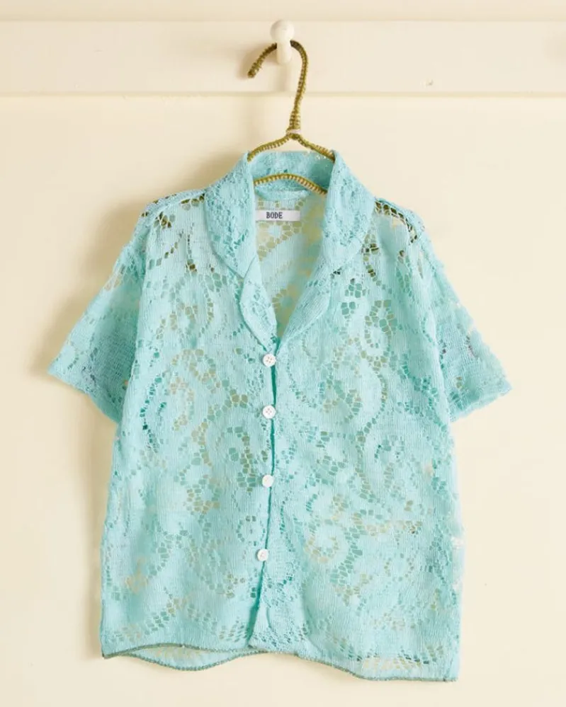 Baby Bode<BODE Coastal Sea Moss Kids' Shirt - Os