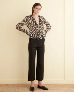 Tops<BODE Comber Print Blouse Multi