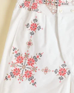 Shorts<BODE Coral Peony Boxer Shorts - S White