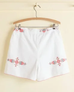 Shorts<BODE Coral Peony Boxer Shorts - S White