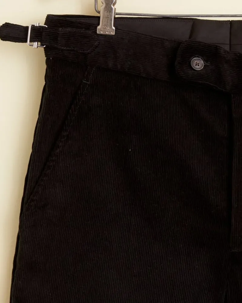 Trousers & Pants<BODE Corduroy Coal Trousers Black