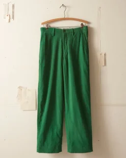Trousers & Pants<BODE Corduroy Standard Trousers Green