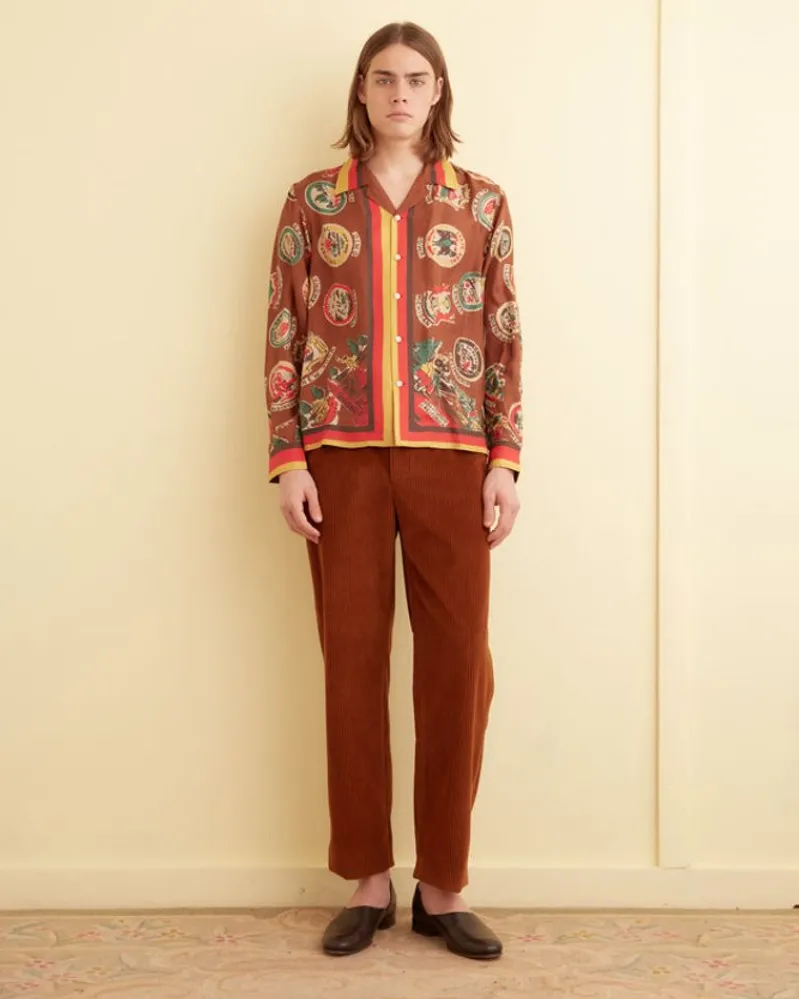 Suiting<BODE Corduroy Trousers Tobacco