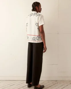 Shirts<BODE Cornflower Cross Stitch Short Sleeve Shirt