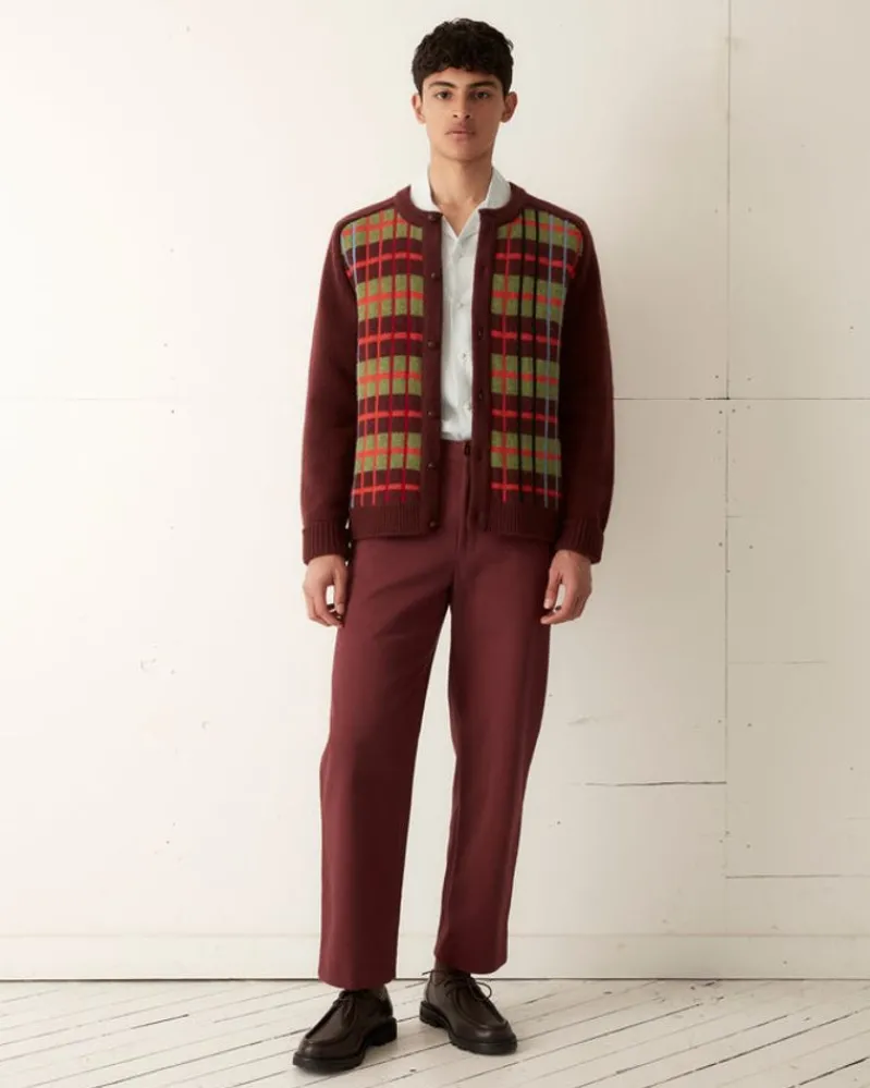 Knitwear<BODE County Plaid Cardigan