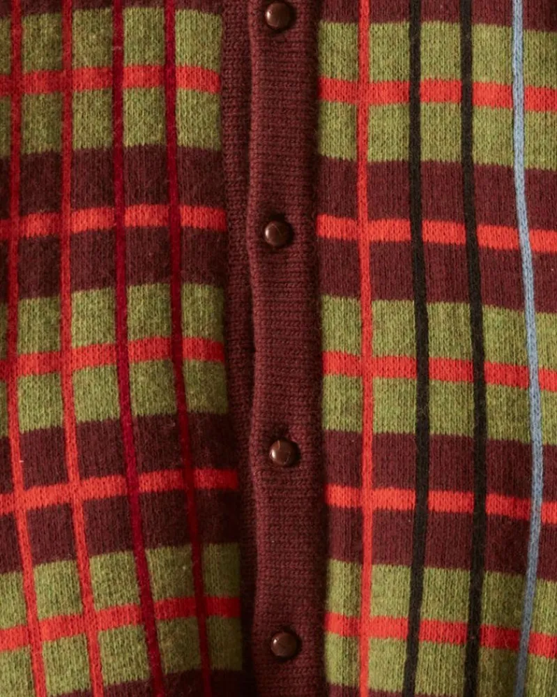 Knitwear<BODE County Plaid Cardigan