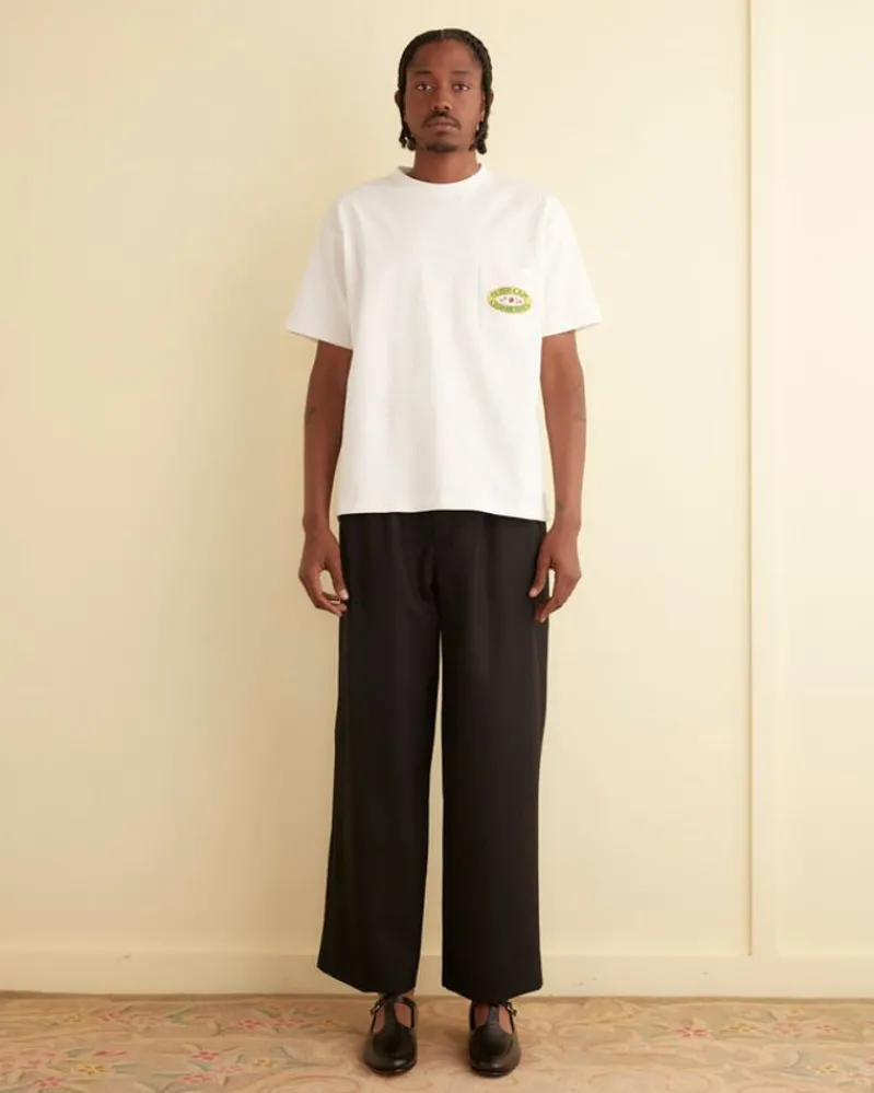 Cut & Sew<BODE Cranberries Pocket Tee Cream