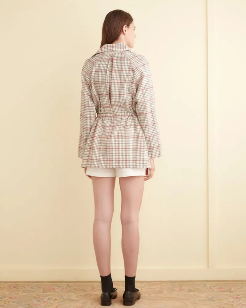 Outerwear<BODE Cream Grid Jacket - Xs Multi