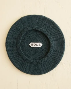 Accessories<BODE Crochet Beret - Green