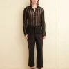 Knitwear<BODE Crochet Fringe Shirt Black