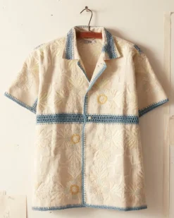 Shirts<BODE Crochet Ladderwork Short Sleeve Shirt Multi