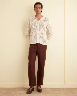 Knitwear<BODE Crochet Shirt Cream