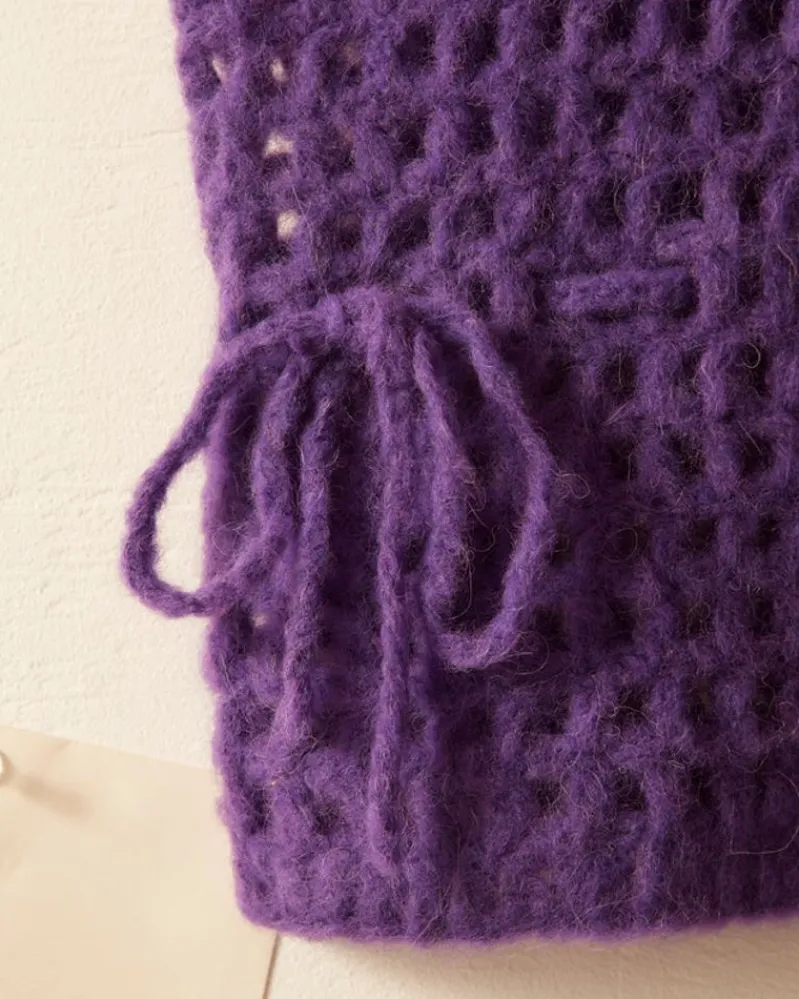 Knitwear<BODE Crochet Vest - Purple