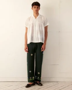 Trousers & Pants<BODE Daisy Garden Joggers - Green