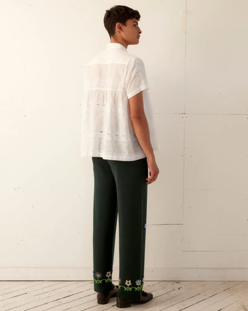 Knitwear<BODE Daisy Garden Joggers - Green