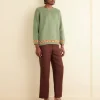 Knitwear<BODE Daisy Garland Sweater Green