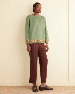 Knitwear<BODE Daisy Garland Sweater Green