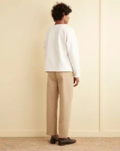Cut & Sew<BODE Daisy Never Tell Henley Cream