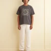 Cut & Sew<BODE Daisy Never Tell Tee Charcoal