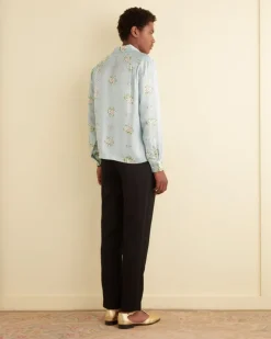 Shirts<BODE Daisy Shirt Blue