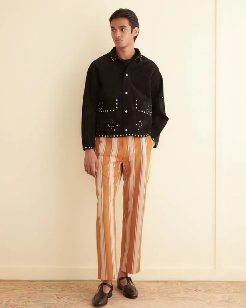 Outerwear<BODE Deck Of Cards Studded Jacket Black