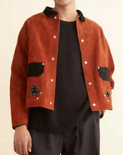 Outerwear<BODE Deck Of Cards Studded Jacket Red/Black