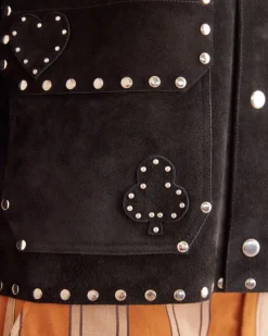 Outerwear<BODE Deck Of Cards Studded Jacket Black