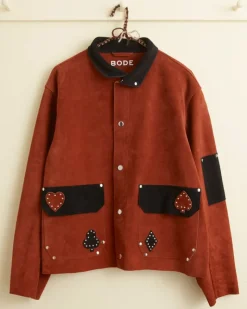 Outerwear<BODE Deck Of Cards Studded Jacket Red/Black