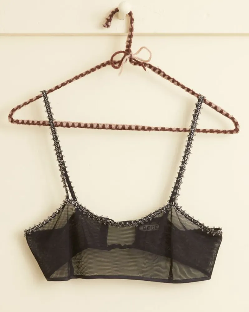 Underpinnings<BODE Deco Beaded Jannie Bra Black