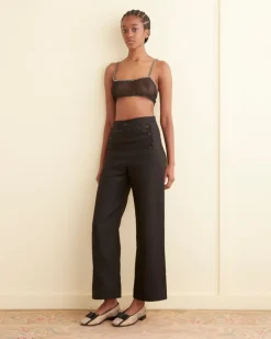 Tops<BODE Deco Beaded Jannie Bra Black
