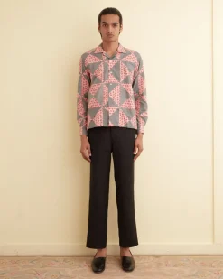 Shirts<BODE Deco Puzzle Patchwork Long Sleeve Shirt