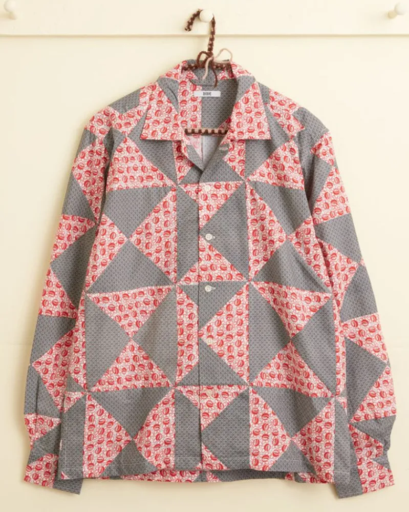 Shirts<BODE Deco Puzzle Patchwork Long Sleeve Shirt