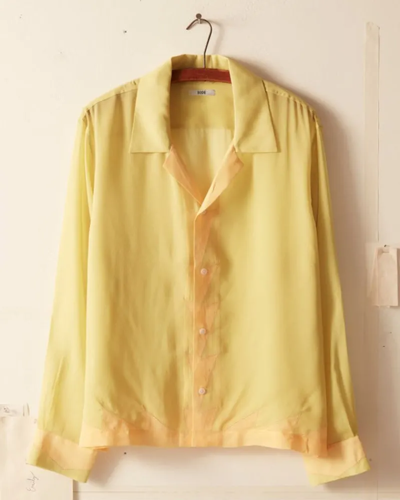 Shirts<BODE Deco Zig-Zag Long Sleeve Shirt