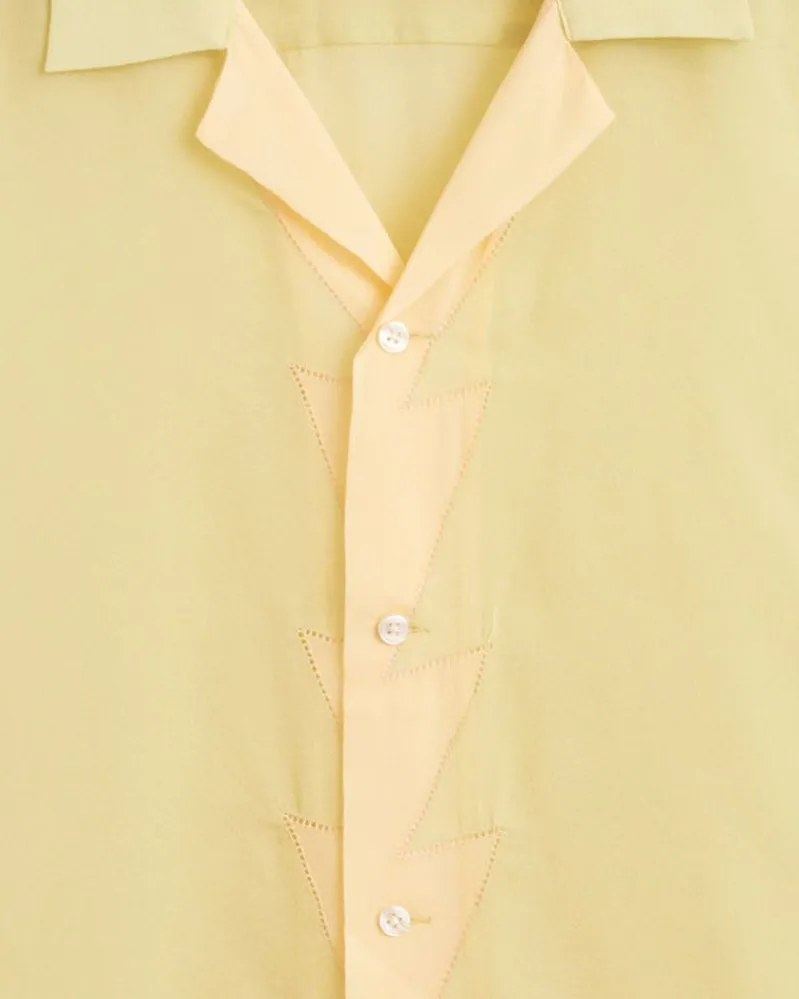 Shirts<BODE Deco Zig-Zag Short Sleeve Shirt