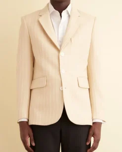 Suiting<BODE Dennis Stripe Suit Jacket White
